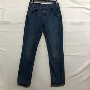 Levi 514 Straight Fit Medium Wash Denim Blue Jeans 31x32 Waterless